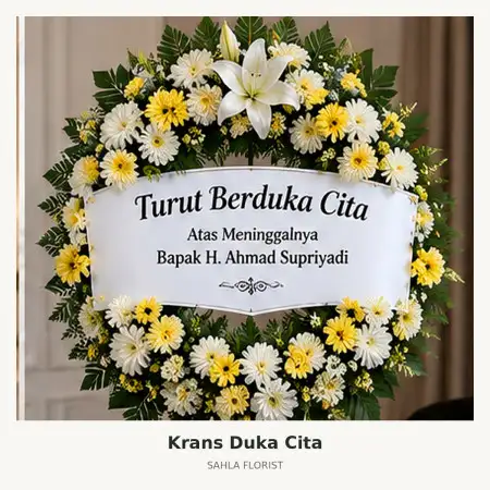 Krans Bunga Duka Tidar Malang
